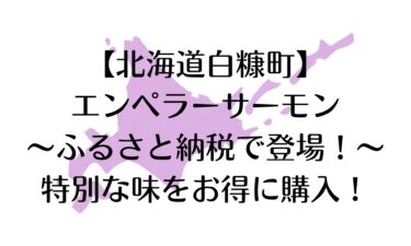 北海道白糠町のエンペラーサーモンがふるさと納税で登場！特別な味をお得に購入！