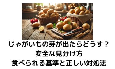 じゃがいもの芽が出たらどうする？安全な見分け方と食べられる基準と正しい対処法